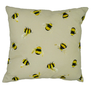 Bees, Taupe - (45cm x 45cm) Cushion